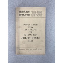 1952 TM9-1804B TO 19-75CAJ-2 Technical Manual U.S.A - £14.75 GBP