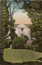 Charlottesville Virginia Ash Lawn James Monroe House Hand Colored Postcard U10 - £10.14 GBP