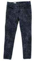 GAP 1969 Women&#39;s Legging Jeans 29/8 Subdued Gray Animal Print Look Stretchy - £10.32 GBP