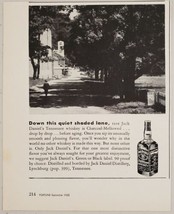 1955 Print Ad Jack Daniel&#39;s Tennessee Whiskey Shaded Lane Lynchburg,Tennessee - £9.86 GBP