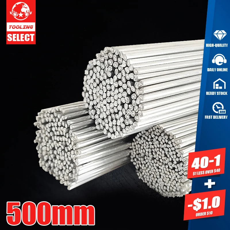 50cm Low Temperature Bars Cored Welding Solder Wire Weld Easy Melt Alumi... - $164.64