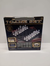 Cardinal Ind. 82-237 Classic Wood & Glass 7-game Set, Game night - $24.98