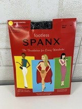 Spanx Footless Black Size D Super Control Body Sh API Ng Pantyhose Sty# 034 A20276 - £21.90 GBP