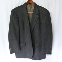 HSM Hart Schaffner Marx 42R Blue Brown Tweed 2Btn Blazer Suit Jacket Sport Coat - $48.11