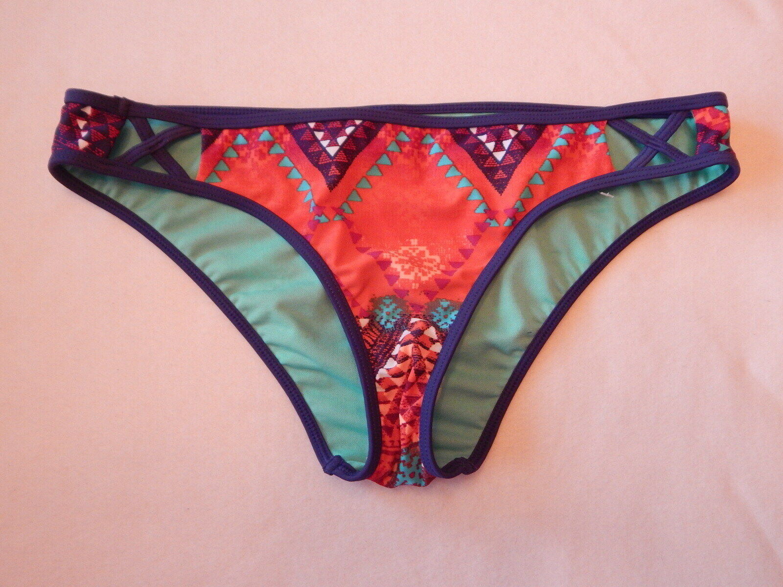 Primary image for NEW Arizona Splash of Color Swimsuit Bottom Bold Navy Size: L NWT Retail $36