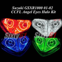 Suzuki GSXR 1000 2001-2002 CCFL Demon Halo Angel Eyes lights rings ojos - £55.94 GBP