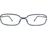 Vintage La Eyeworks Gafas Monturas LASSO 447 Azul Cuadrado Semi Borde 50... - $64.89