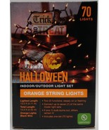 Trick Of Treat Halloween Orange String Light 70 Lights - $235.56 MXN