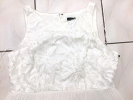 New Adrianna Papell Ivory White Embellished Fit And Flare Dress Size 18 $199 - £116.88 GBP