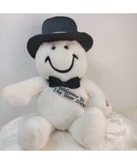 Smiley Face Millennium Tickle Wiggle Welcome 2000 Snowman Plush 14&quot; Good... - £9.93 GBP