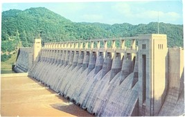 Postcard, 1964, Great Bluestone Dam, Hinton, West Virginia - $9.99