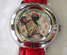 Disney Retired Adorable Ladies Mickey Mouse Watch! Icon Embellished Band! Cute D - £93.82 GBP