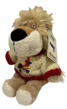 Born Aviation Airzoo Plush Lion Playful Airplane Sweater &quot;I Love to Fly&quot; 9 inch - £6.98 GBP