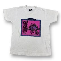 Vintage Dinosaur Stegosaurus Dinamations Single Stitch T Shirt Boys M 19... - £59.13 GBP