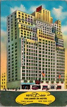 Hotel Dixie The Drive-In Hotel New York City NY Postcard PC466 - $6.99