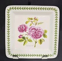 Portmeirion Botanic Roses Square Salad Plate 8 1/2&quot; Multimotif Roses Lau... - €19,25 EUR