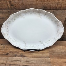 Vintage OP Co Syracuse China Serving Platter Very Old 1920s - Minor Chip One End - £11.90 GBP