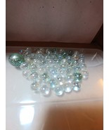 Iridescent Clear Glass Marbles (1 Shooter and 55 Marbles) - €17,01 EUR