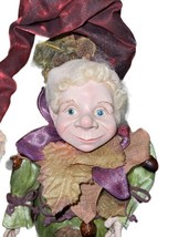 Vintage 18&quot; Colonial Williamsburg Aldik Woodland Forest Elf Doll Christmas - £15.92 GBP