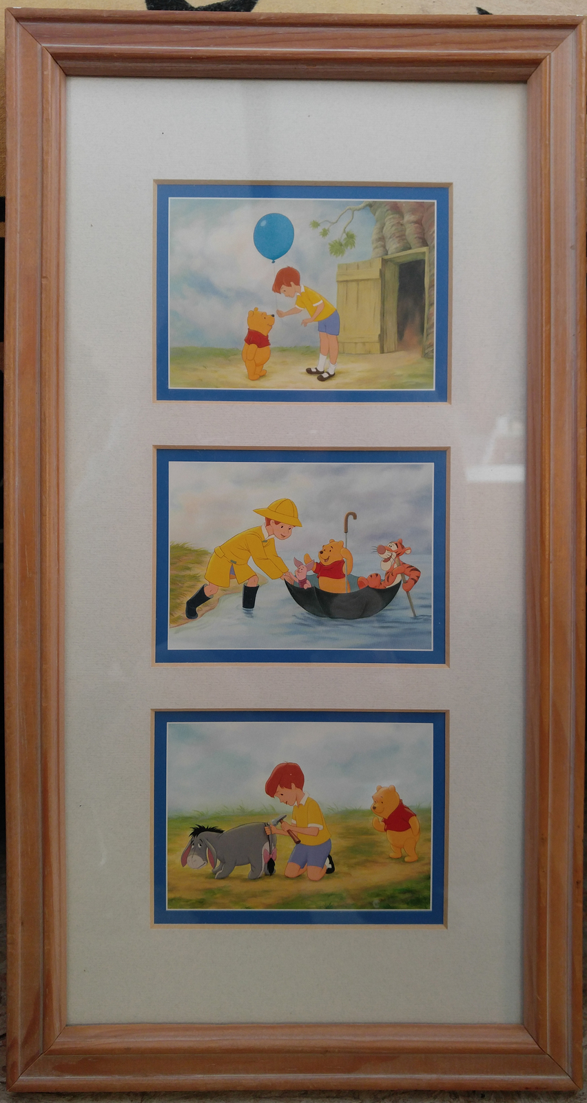Disney Winnie the Pooh 100 Acre Wood Series Triple-Framed and Matted Prints - $15.99