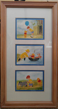 Disney Winnie the Pooh 100 Acre Wood Series Triple-Framed and Matted Prints - £12.86 GBP