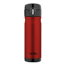Thermos 470mL S/Steel Vacuum Insulated Commuter Bottle - Red - £30.79 GBP
