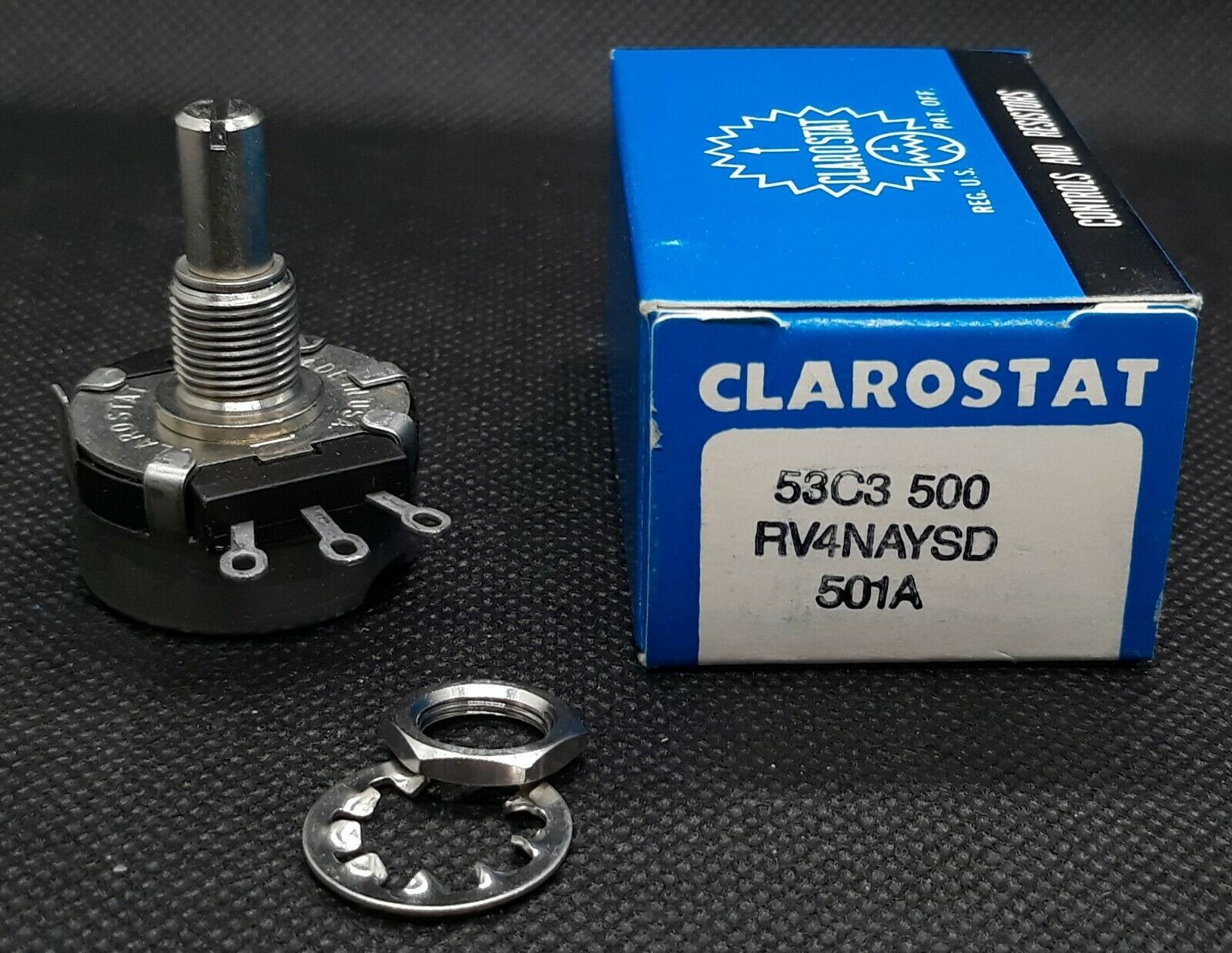 Clarostat 500k Ohm 2W Potentiometer RV4NAYSD501A - $13.99