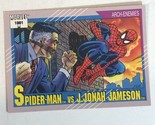 Spider-Man Vs J Jonah Jameson Trading Card Marvel Comics 1991  #121 - £1.54 GBP