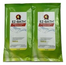 EZ-BATH StayDry Adult Wipe or Washcloth  2 Pouches 16 Sheets - £7.16 GBP