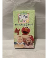 Sesame Street Elmo’s World Babies, Dogs And More VHS 2000 Vintage PBS Kids Show - $6.79