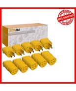 Listed Electrical Replacement Plug &amp; Connector Set with Yellow Shell 125... - $49.03 CAD