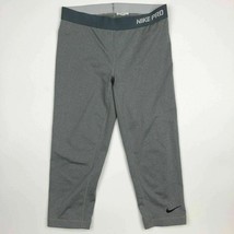 Nike Dri-fit Women’s Capri Yoga Pants Size M Gray TK1 - $11.38
