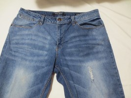 Max Jeans Boyfriend Mid Rise Womens  Blue Med Wash Stretch Sz 10 or 12 - £15.66 GBP