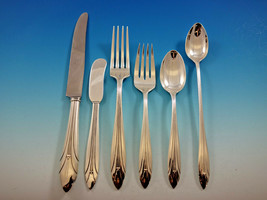 Elsinore by International Sterling Silver Flatware Set 8 Service 49 pcs Art Deco - £2,307.42 GBP