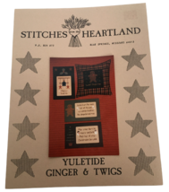 Stitches from the Heartland Cross Stitch Pattern Yuletide Ginger Gingerb... - $5.99