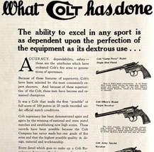 Colt Revolvers And Handguns 1927 Advertisement American Rifleman Centerfold HM1B - £31.49 GBP