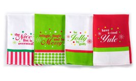 Christmas Themed Tea Towels (Nice List) - $4.85