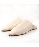 Moroccan Babouche, Black Leather Babouche,handmade,leather, beige, gifts... - $172.33 CAD