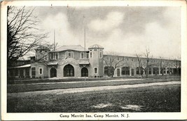 Camp Merritt Inn Building Camp Merritt New Jersey NJ UNP WW1 Era WB Post... - $10.84