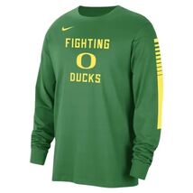 Nike Men&#39;s small oregon fighting ducks long sleeve mascot logo tee shirt... - $23.41