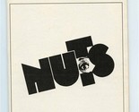 Nuts Playbill Biltmore Theatre Anne Twomey Dave Florek Gregory Abels Zobel  - $11.88