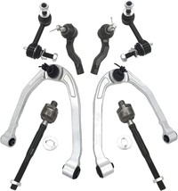 8pc Front Upper Control Arms &amp; Tierods Sway Bars For 2003-2006 G35 350Z RWD - £78.20 GBP