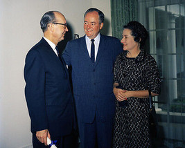 Senator Hubert Humphrey in the White House Cabinet Room 1961 Photo Print - $8.81+