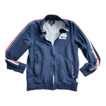 Roots Established 1973 Vintage Blue Track Full Rainbow Zip Jacket S/P Ca... - $40.00