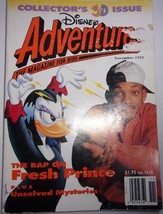 Disney Adventures Collector’s 3D Issue Fresh Prince Will Smith November 1992 - £2.36 GBP