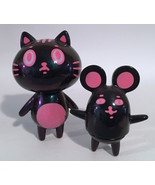 Baketan Pink Metallic Cat and Mouse Set RARE and LIMITED Set - $75.00