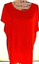 Women&#39;s JCP JC Penney’s Orange Top Shirt Blouse Causual Pullover 3X SKU ... - $6.71