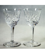 8 Pasco Gorham Cherrywood Clear 3.75&quot; Cordials Cut Crystal Glass Germany - $1,520.54 MXN
