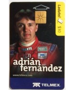 Adrian Fernandez on a Mexican Phone Card - $37.06 MXN