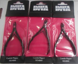 (Lot Of 3) ~ Diva Nails Professional Cuticle Nippers For Manicures &amp; Pedicures!! - £8.01 GBP